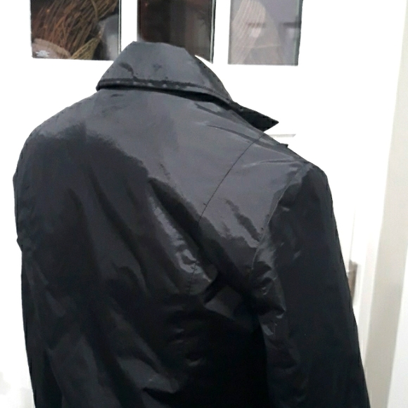 Talbots black nylon blend 3 button blazer. Size 6 - Picture 6 of 11